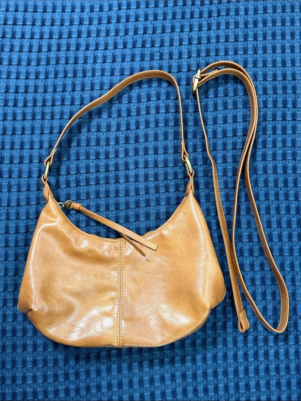 Joy Giselle Mini Hobo Convertible Crossbody Tan Shoulder Bag Minimalist